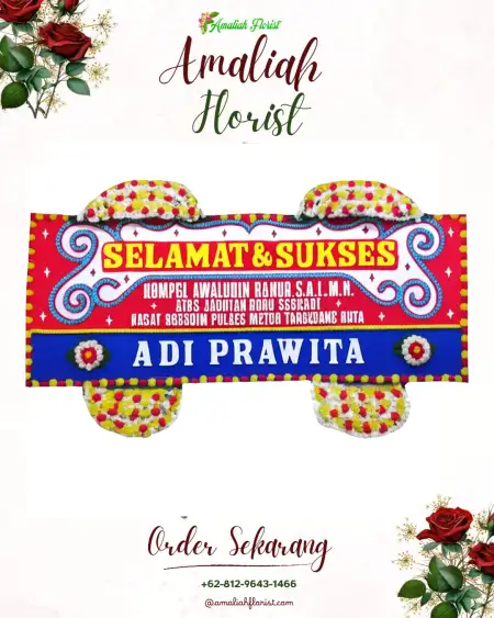 Papan Bunga Ucapan Selamat Sumberkencono